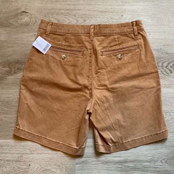 New Urban Outfitters Chino Shorts Khaki Camel Brown Size 30 - Picture 4 of 6